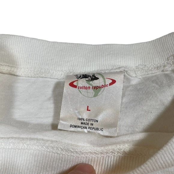 Vintage 90s Smiley Face All‎ Over Two Sided Print Shirt Size Large - Picture 4 of 6